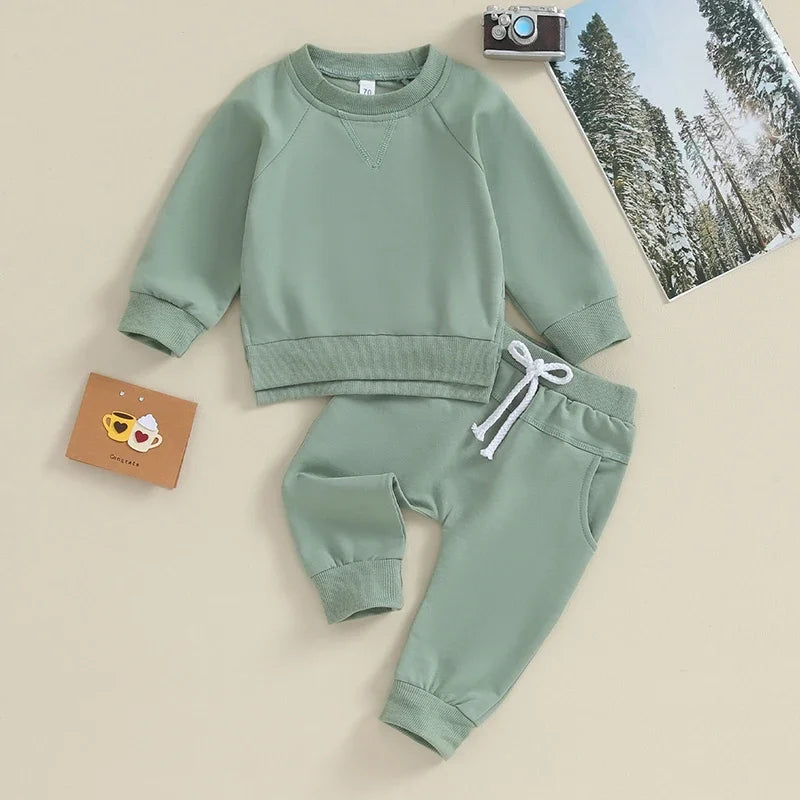 0-36months Baby Clothes Sets Pullover-Pants for Boys And Girls