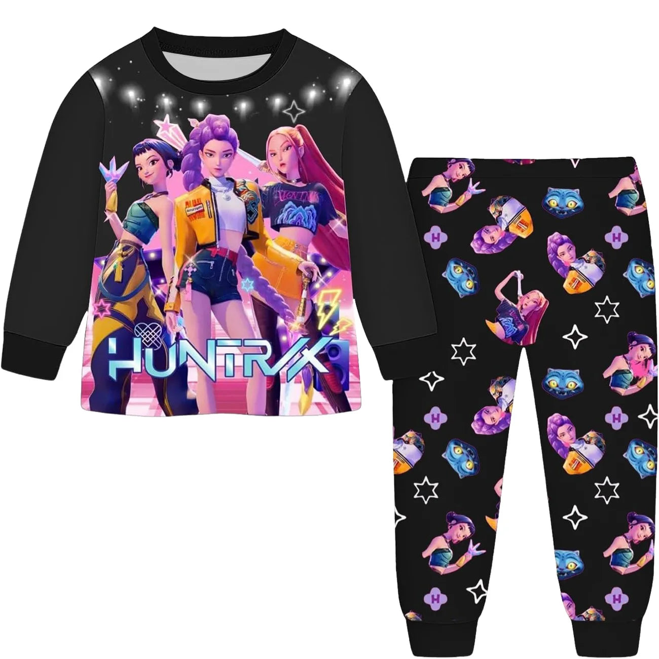 Anime Kpop Demon Hunters Zoey Costume Autumn Pajamas