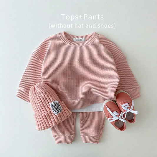 Baby Cotton Knit Clothing Set 2-Piece