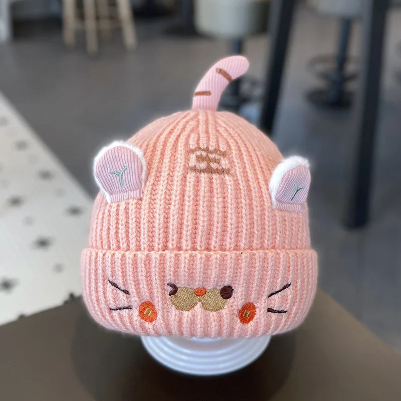 Baby Knit Beanie with Ear Flaps