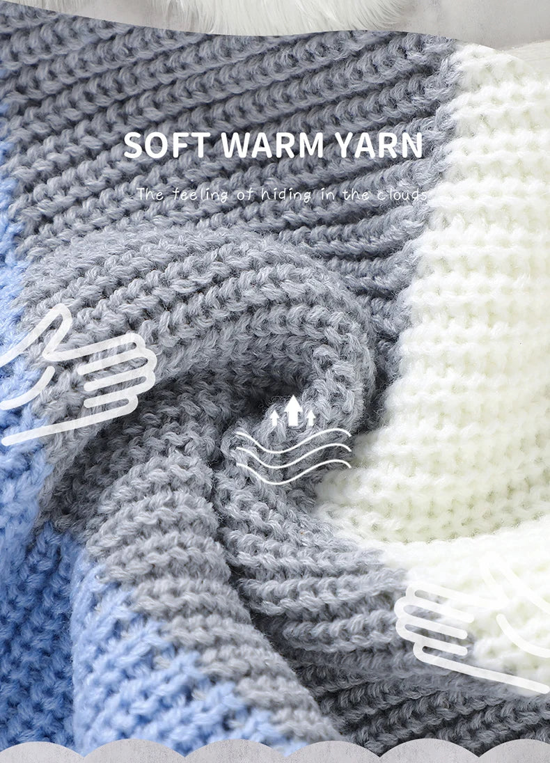 Baby Clothes Set Knit Newborn Girl Boy Long Sleeve