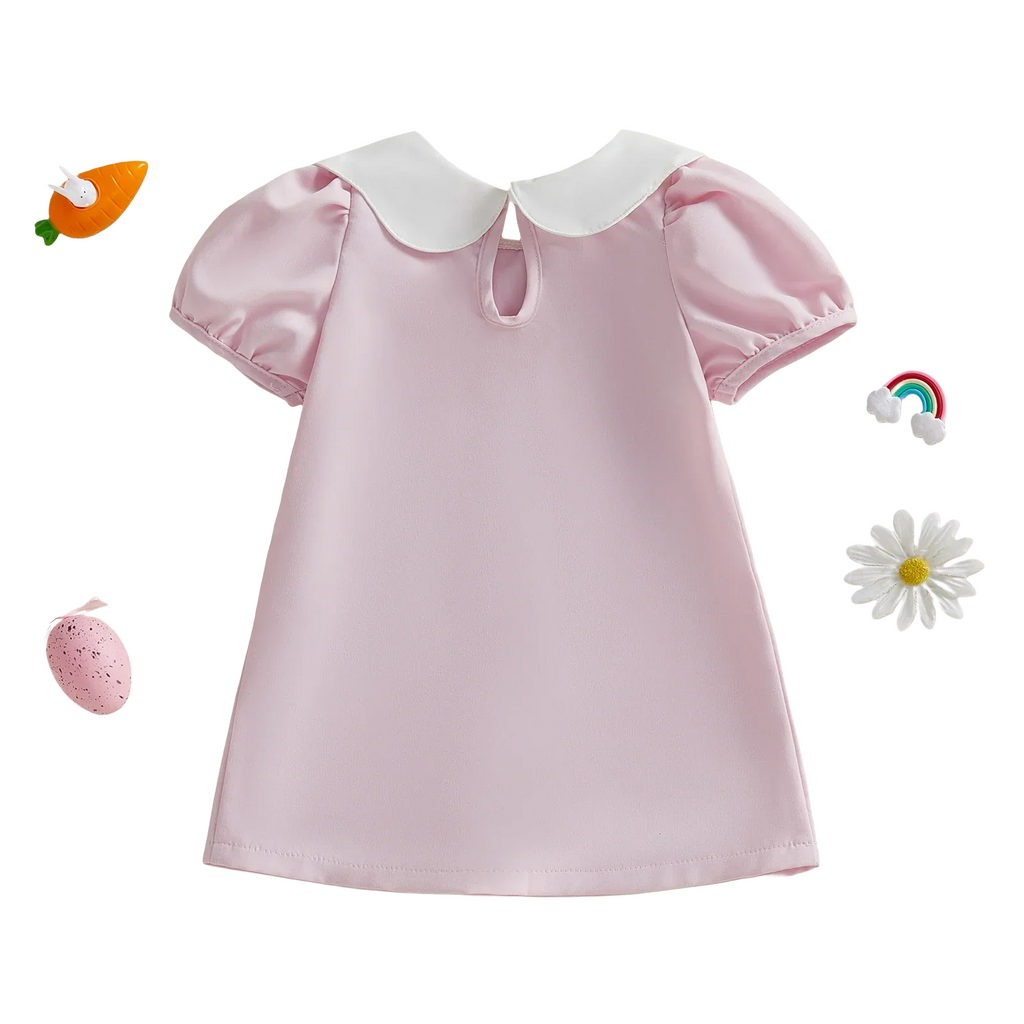 Easter Bunny Embroidery Dress - Kidnor