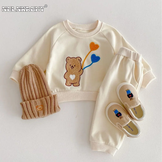 Sweatshirt+Pants Children Set,Cotton