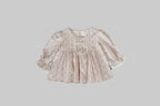 Floral Cotton Long Sleeve Blouse - Kidnor