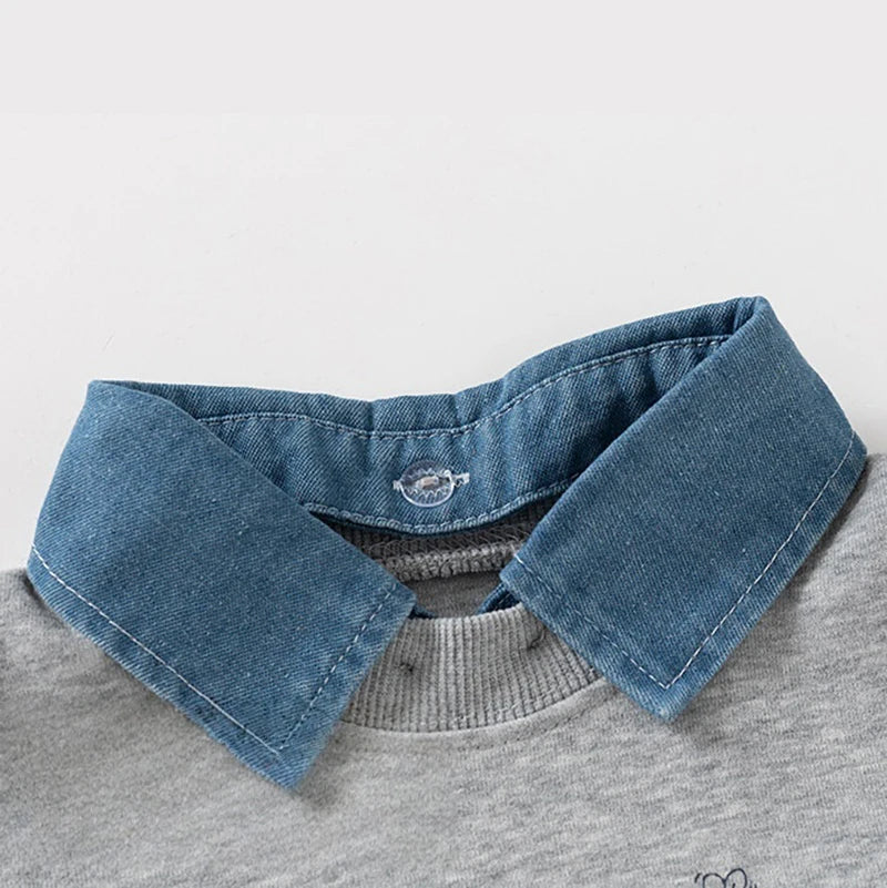 Fake Two Piece Sweatshirt Style Boys - Kidnor