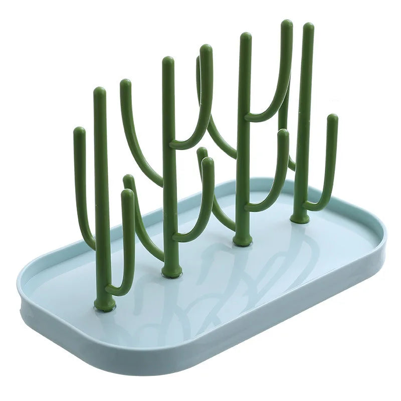 Baby Bottle Drying Rack Vertical Bottle Dryer Rack Holder Organizer Space Saving Standing Drying Rack for Baby Bottles and Cup