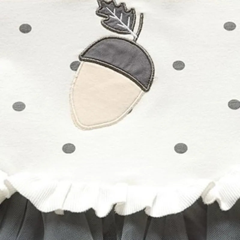 Girls’ Long-Sleeve Hoodie Dress – Princess Top