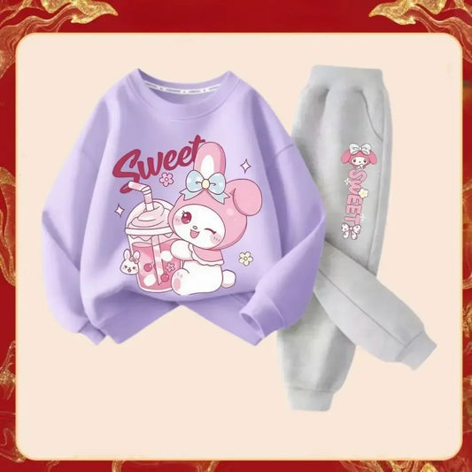 Sanrio Girl's Set Cartoon My Melody Printed  2Pcs