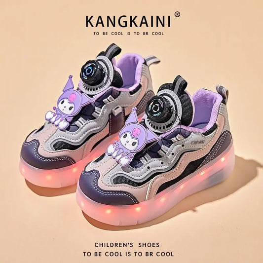 Sanrio Kuromi Roller Skates Four Wheels Girl