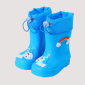Cartoon Waterproof Slip On Rain Boots - Kidnor