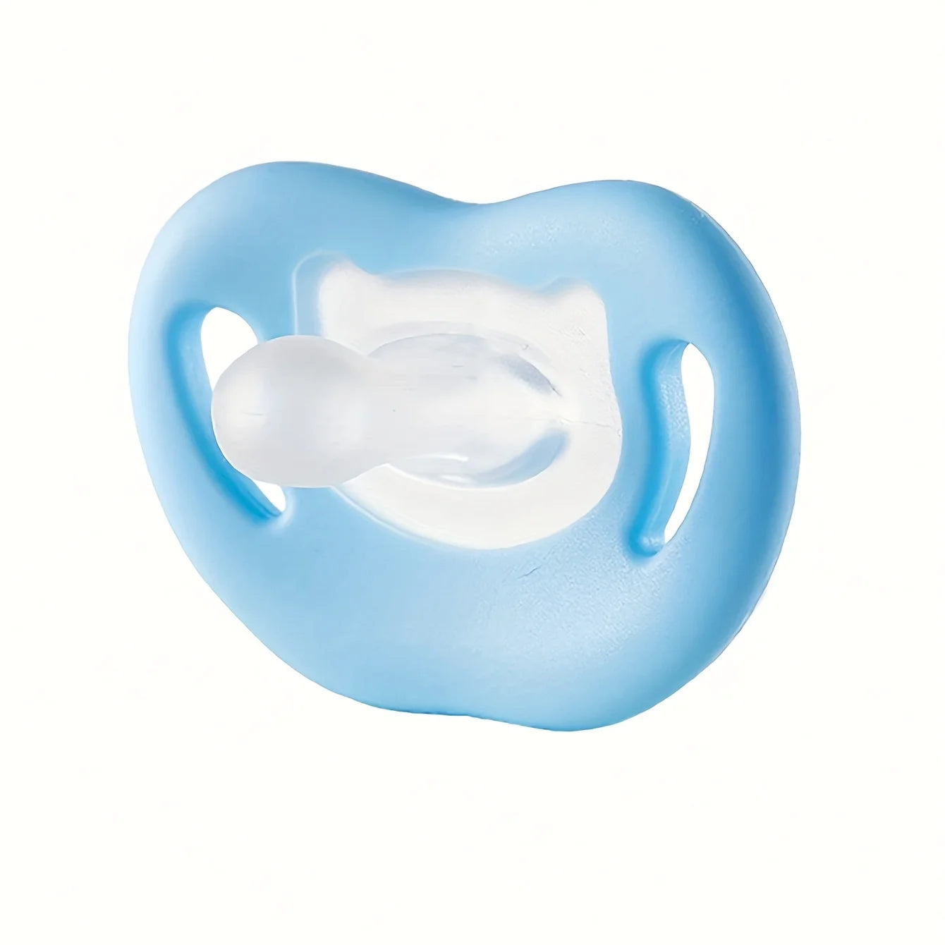 Soft Touch Silicone Baby Pacifier with Thumb Nipple, Newborn Soother, Baby Shower Gift