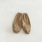 Kids' Korean Style Harem Joggers - Soft Cotton Sport Pants Ages 0-5