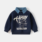 Fake Two Piece Sweatshirt Style Boys - Kidnor