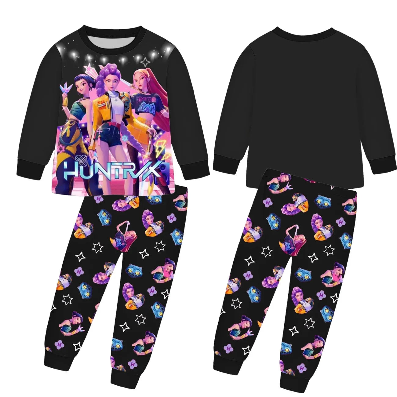 Anime Kpop Demon Hunters Zoey Costume Autumn Pajamas