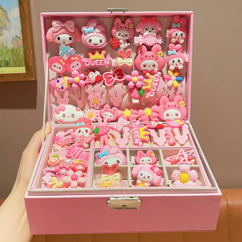 Sanrio Children's Hair Accessories Set Jewelry Box