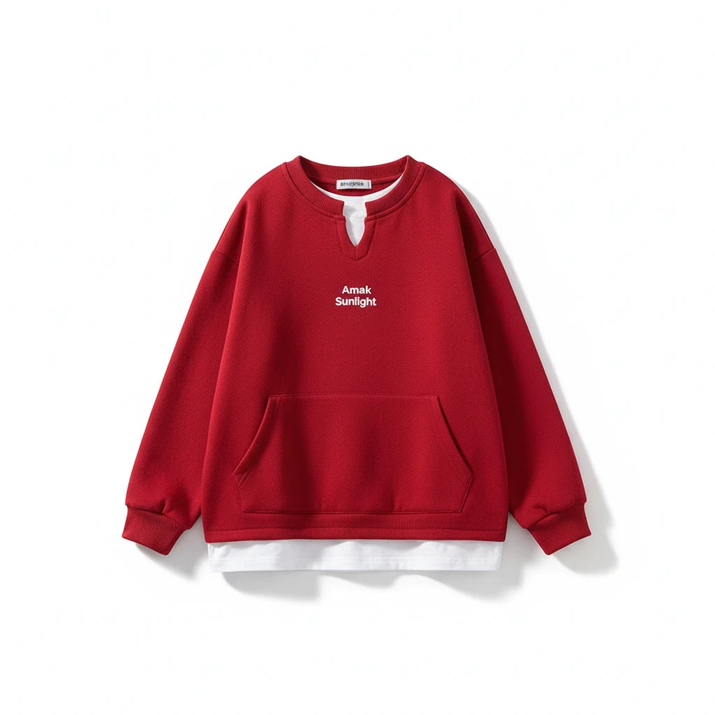 Boys' Pullover Sweatshirt - Casual Long Sleeve Top Ages 7-13