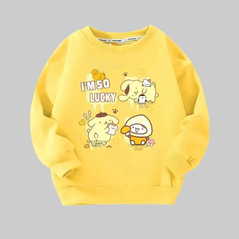 Cartoon Print Sweatshirt - Kidnor