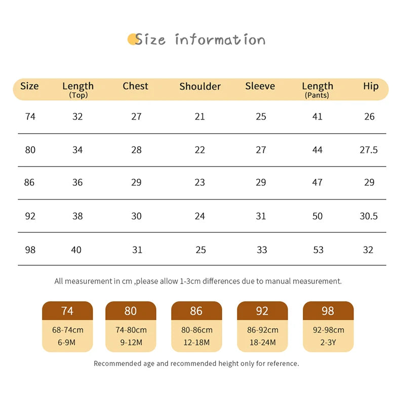 Baby Clothes Set Knit Newborn Girl Boy Long Sleeve