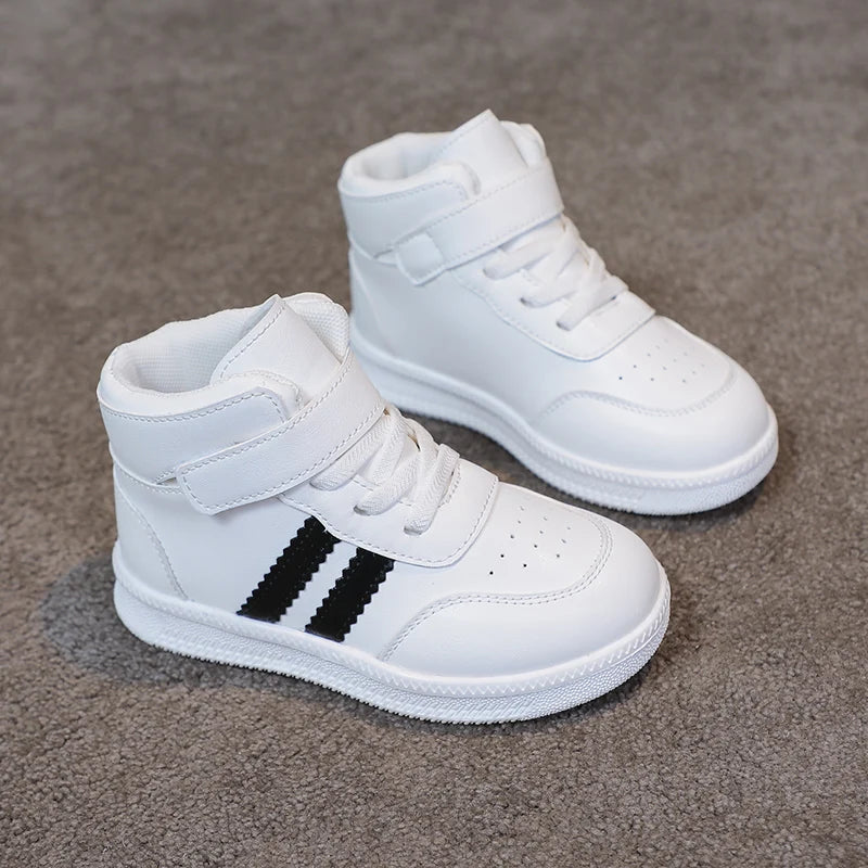 Kids High-Top Sneakers - Non-Slip Lightweight Sports Shoes for Boys & Girls