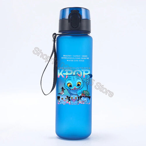 K Pop Demon Hunters Water Bottle Girls Summer Sports Large Capacity