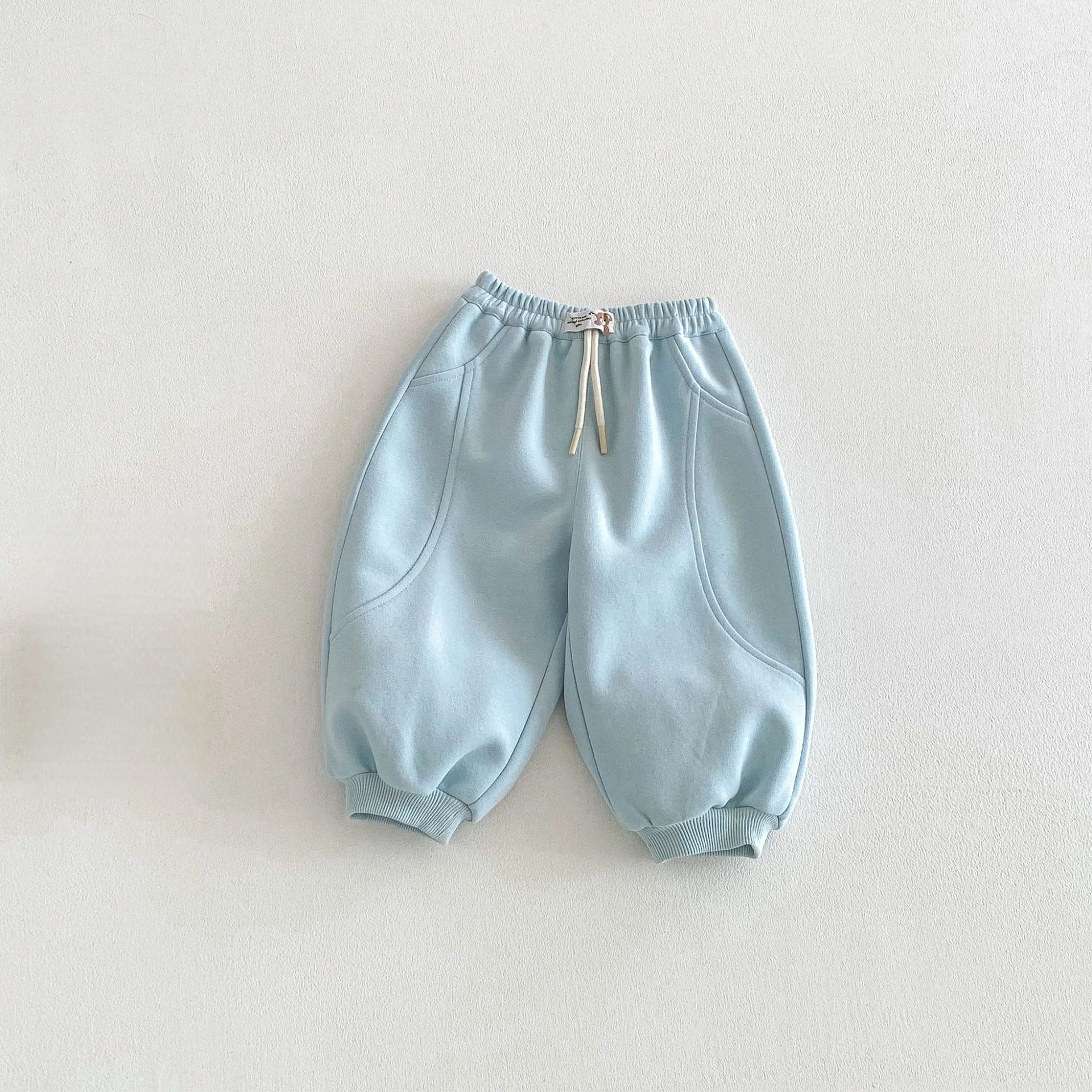 Kids' Korean Style Harem Joggers - Soft Cotton Sport Pants Ages 0-5
