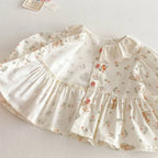 Floral Cotton Blouse – Long Sleeve Spring Top - Kidnor