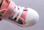 Kids High-Top Lattice Canvas Sneakers - Kidnor