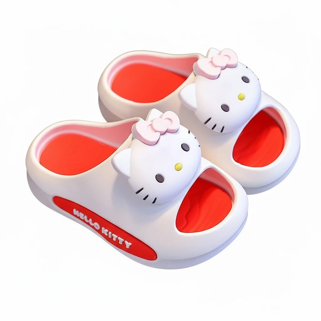 Sanrio Children's Bath Slippers - Soft Anti-Slip Summer Slides