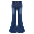 Girls' Cowgirl Flare Bootcut Jeans - Bell Bottom Denim Pants