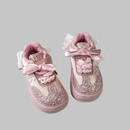 Girls' Sparkling Sneakers - Autumn 2025 Fashion Kids Casual Shoes