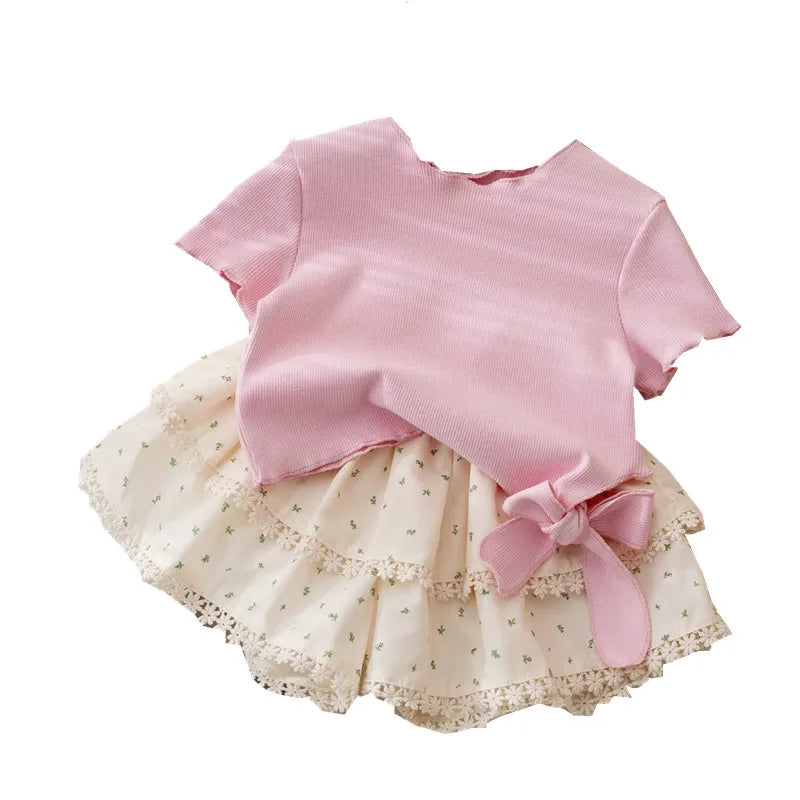 Girls Princess T-Shirt and Shorts Set - Kidnor