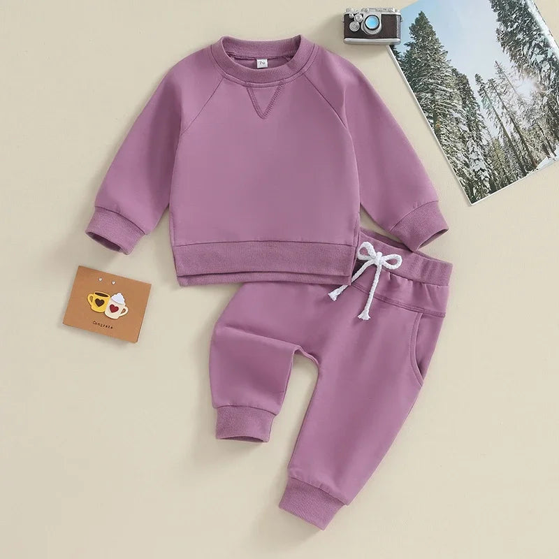 0-36months Baby Clothes Sets Pullover-Pants for Boys And Girls