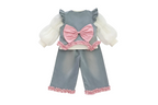 Girl's Denim 3-Piece  Set - Kidnor
