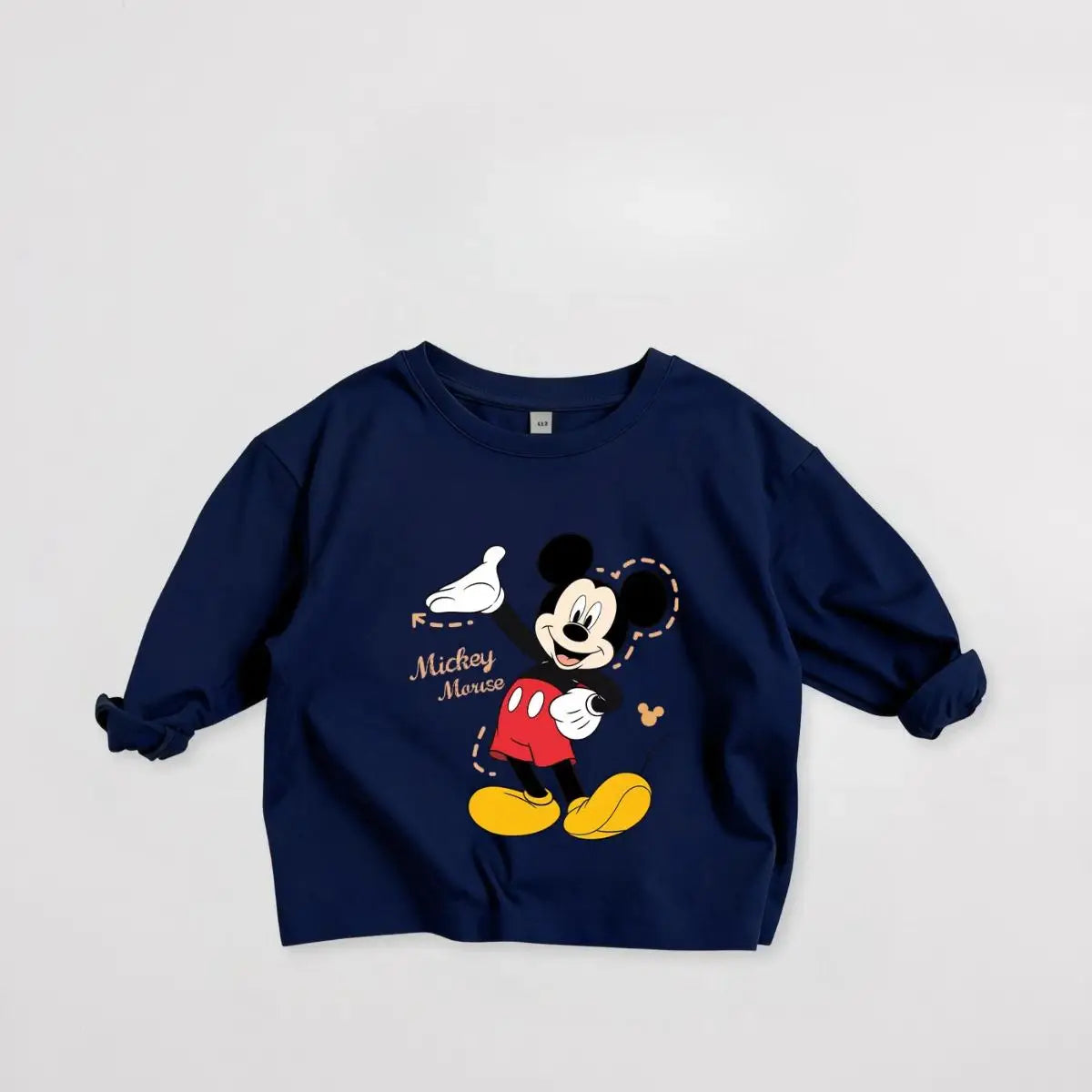 Kids' Mickey Mouse Long Sleeve Shirt - Disney Character Tee Ages 1-7