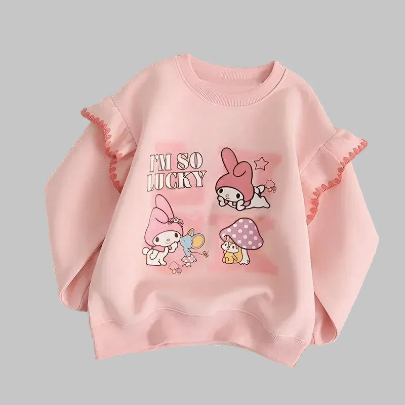Sanrio Cinnamoroll Melodia mea Kuromi primăvară toamnă iarnă fete Hoodie hanorac copii casual moda drăguț Kawaii pulover
