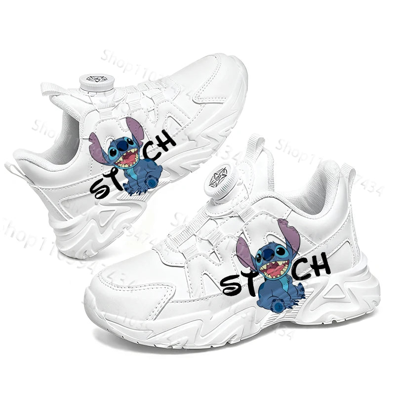 Kids Stitch Cartoon Print Sneakers - Kidnor
