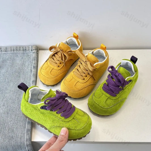 Children's Sports Shoes 2025 Candy Colored Casual Shoes Comfortable