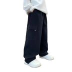 Boys' Casual Sweatpants - Solid Color Trousers Ages 5-14