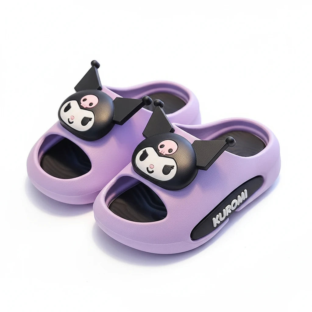 Sanrio Children's Bath Slippers - Soft Anti-Slip Summer Slides