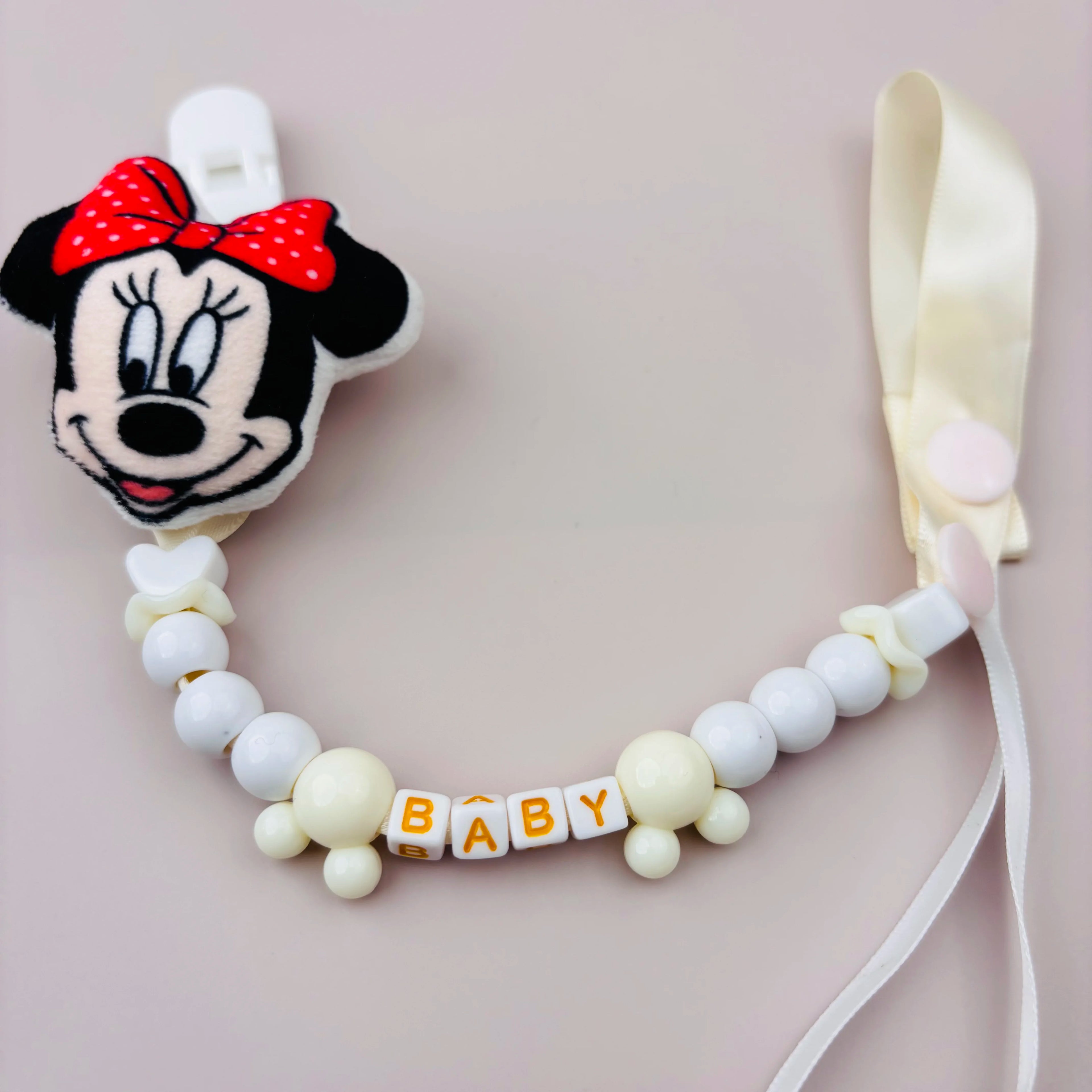 Baby pacifier clip newborn cartoon pacifier chain baby stroller chain baby pacifier anti-drop clip
