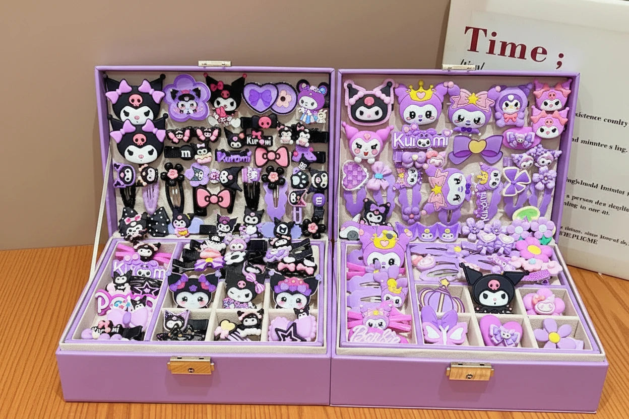 Sanrio Children's Hair Accessories Set Jewelry Box
