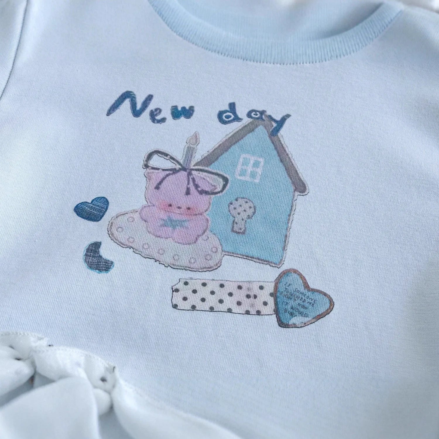 Girls Cartoon Sweatshirt - Long Sleeve Top - Kidnor