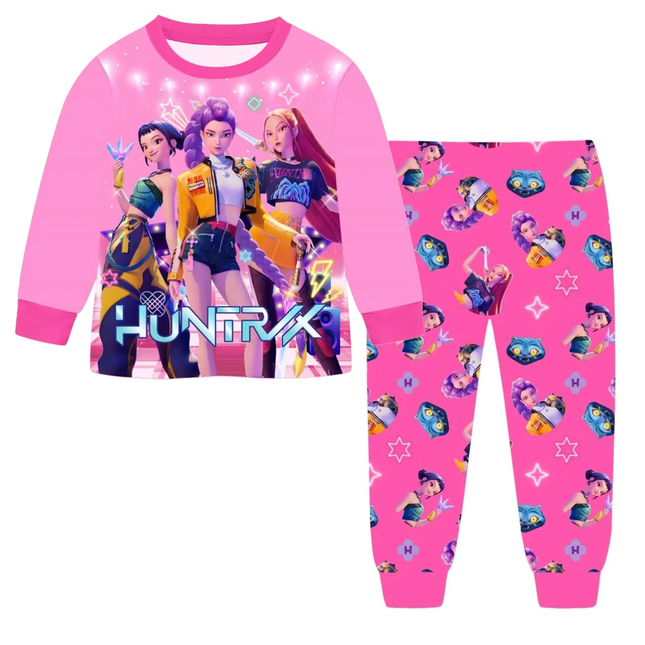 Anime Kpop Demon Hunters Zoey Costume Autumn Pajamas
