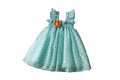 Baby Girl Floral Princess Dress - Halter Neck Summer Dress with Hearts