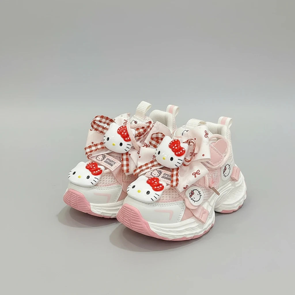 Hello Kitty Casual Sneakers - Soft Anti-Slip Shoes for Girls