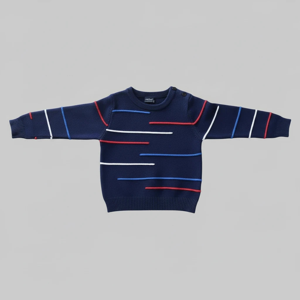 Striped Boys Sweaters - Kidnor