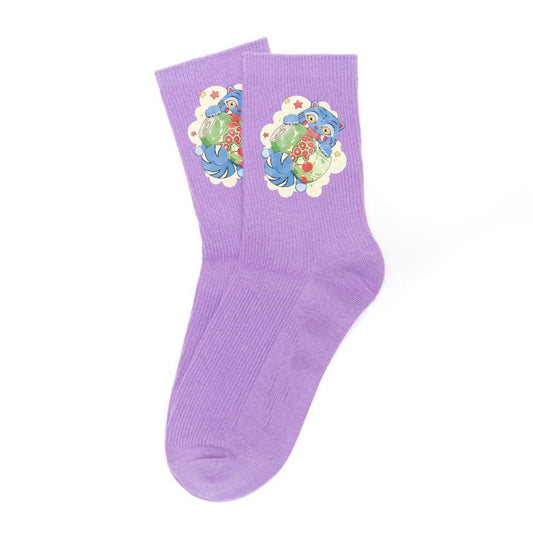Kpop Demon Hunters Kids Socks - Warm Mid-Calf Winter Socks for Girls