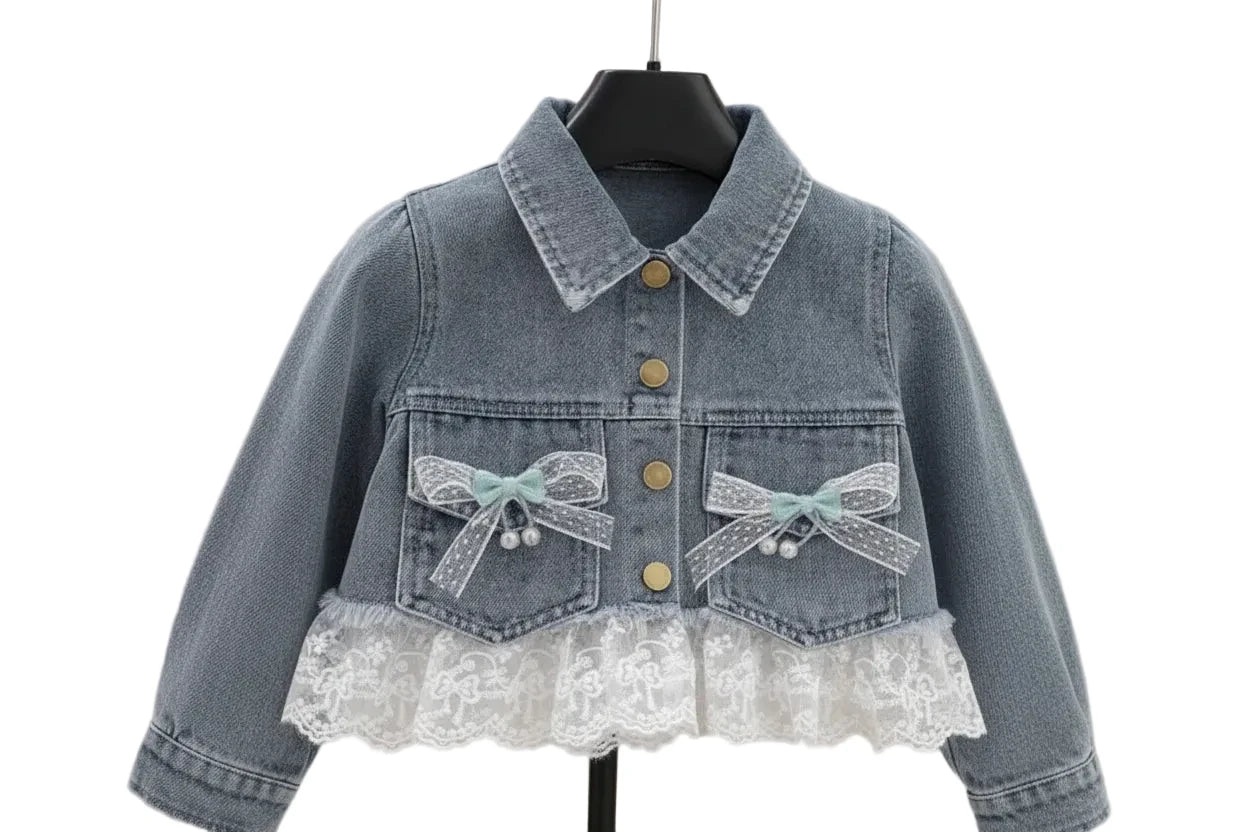 Feiruifish Spring Set: Stylish Girls' Jacket & Outfit - Kidnor