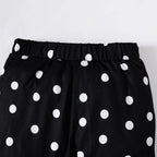 Kids Cartoon Top and Polka Dot Pants Set - Kidnor