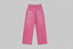 Pink Faux Jeans - Kidnor